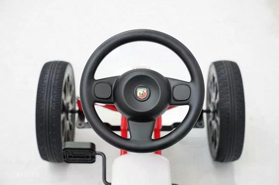 Kart cu pedale,    pentru copii,    de la Fiat Abarth,    cu roti moi, 