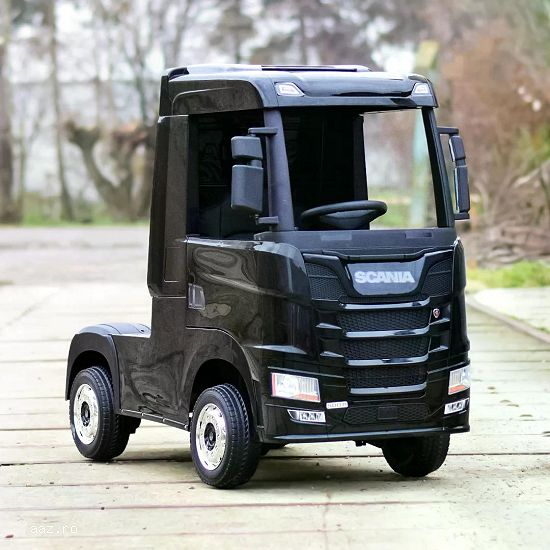 Camion electric pt. copii SCANIA R-SERIES 4x4,   180W,   12V 14Ah