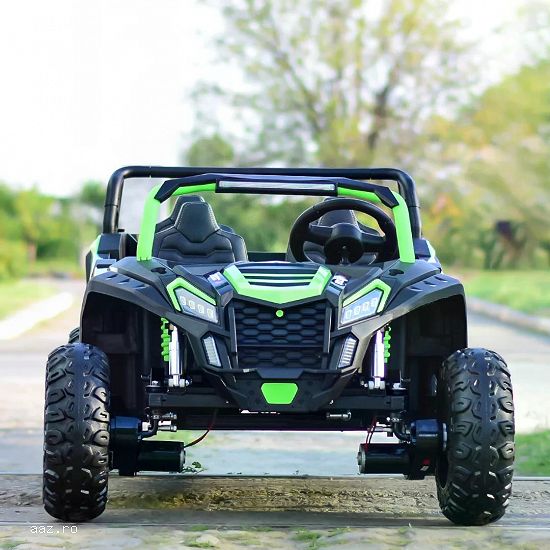 UTV electric cu 4 locuri,    Kinderauto Racing 4x 150W 24V 14Ah