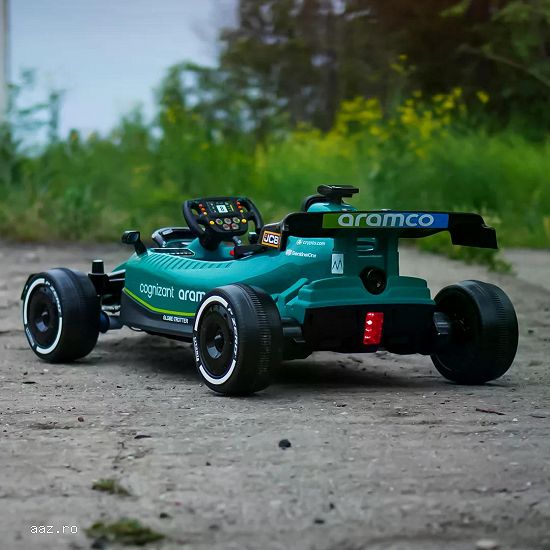 Masinuta electrica pentru copii Formula 1 Aston Martin,    160W,    24V 5Ah