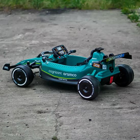 Masinuta electrica pentru copii Formula 1 Aston Martin,    160W,    24V 5Ah