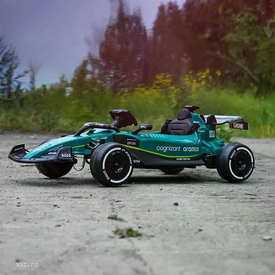Masinuta electrica pentru copii Formula 1 Aston Martin,    160W,    24V 5Ah