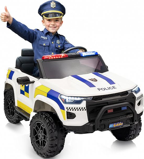 Masinuta electrica pt 2 copii Kinderauto Police Patrol 4x200w,   24V