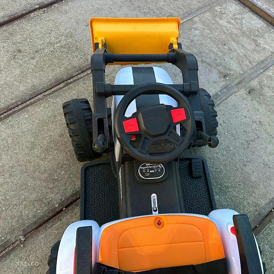 Tractoras electric pentru copii Kinderauto BJEJ1588E 2x35W,    12V Yellow