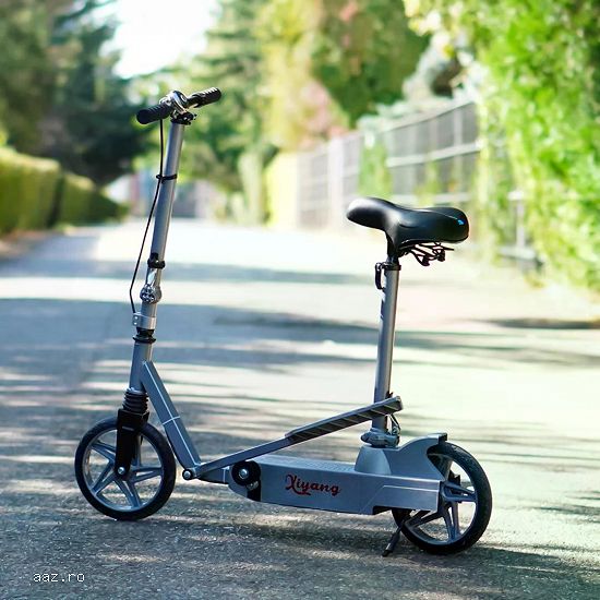Trotineta Kinderauto Pegasus,    cu pedale si scaun,    reglabila,    pliabila