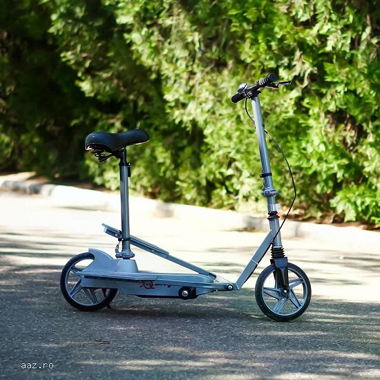 Trotineta Kinderauto Pegasus,    cu pedale si scaun,    reglabila,    pliabila