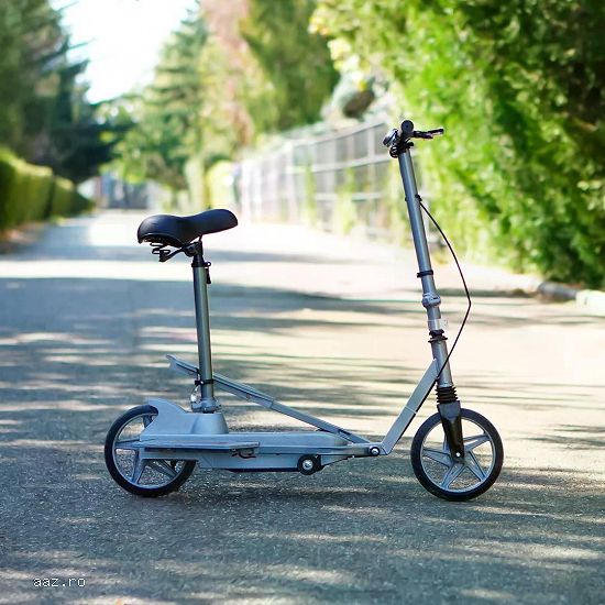 Trotineta Kinderauto Pegasus,    cu pedale si scaun,    reglabila,    pliabila