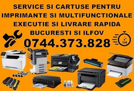Reparații imprimante și consumabile –București,   Ilfov
