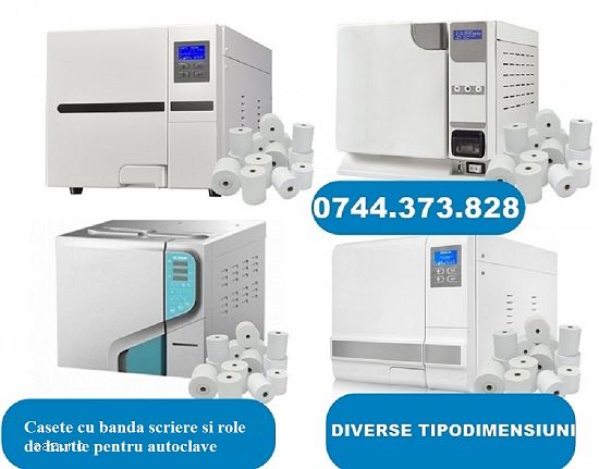 Ribon MELAPrint,   role hartie termica autoclave,  medicale..
