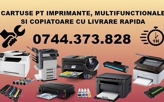 Reparatii rapide imprimante si copiatoare cu livrare cartuse in Bucuresti si Ilfov !