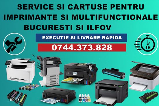 Urgent reparatii imprimante si copiatoare cu livrare cartuse in Bucuresti si Ilfov !