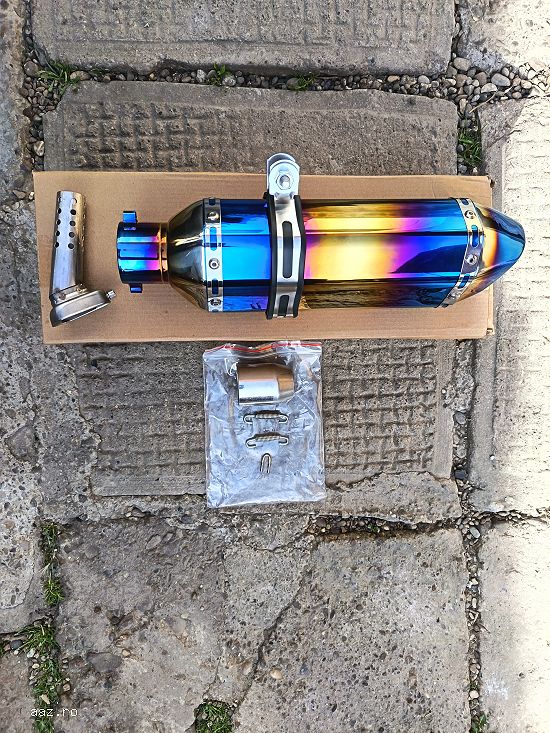Toba  SPORT  MOTO  /  ATV  AKRAPOVIC BLUE FLAME ! NOU