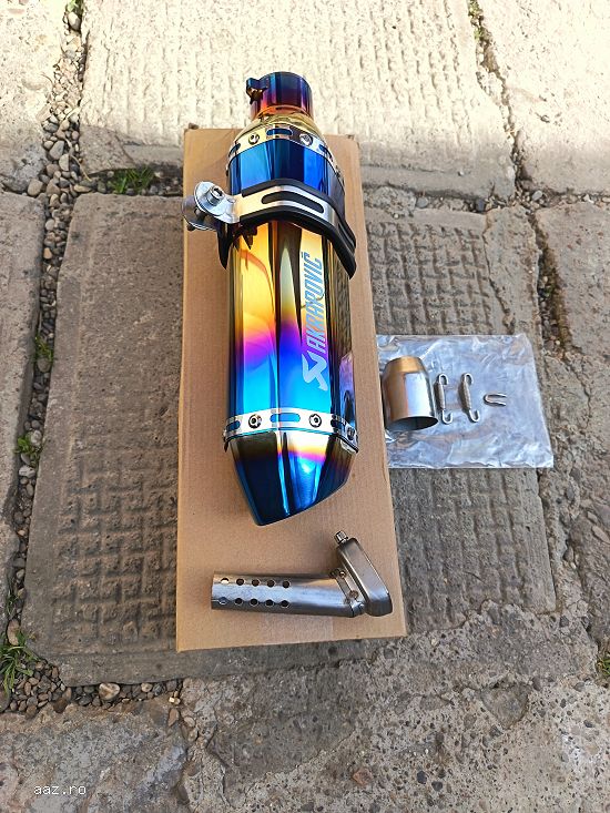 Toba  SPORT  MOTO  /  ATV  AKRAPOVIC BLUE FLAME ! NOU