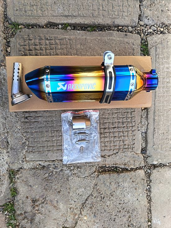 Toba  SPORT  MOTO  /  ATV  AKRAPOVIC BLUE FLAME ! NOU