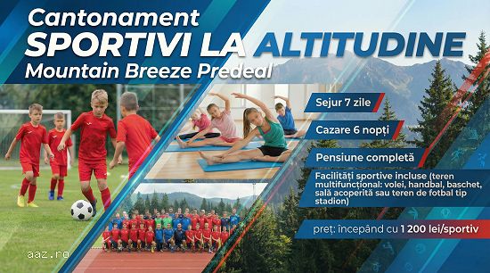 Ofertă Cantonamente Sportive –  Predeal