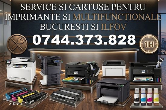 Reparatii imprimante si copiatoare cu livrare cartuse in Bucuresti si Ilfov !......