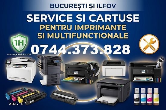 Reparatii imprimante si copiatoare cu livrare cartuse in Bucuresti si Ilfov !......
