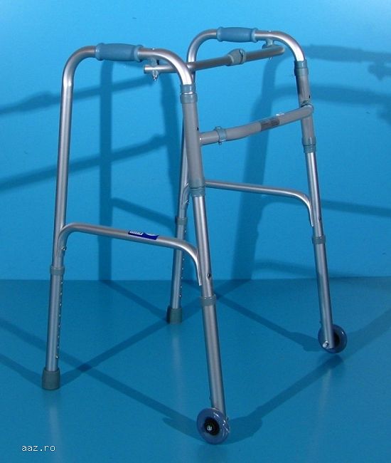 Cadru pentru mers cu 2 roti din aluminiu
