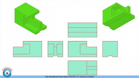 Soft educational desen tehnic interactiv 3D