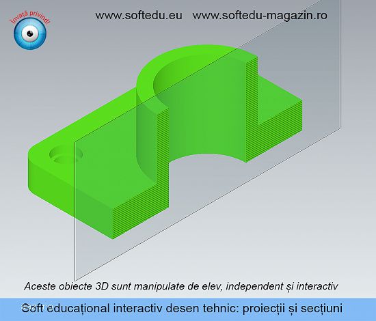 Soft educational desen tehnic interactiv 3D