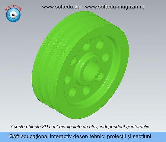 Soft educational desen tehnic interactiv 3D