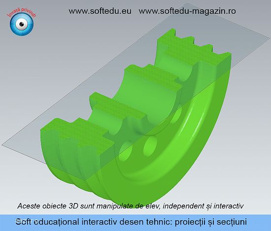 Soft educational desen tehnic interactiv 3D
