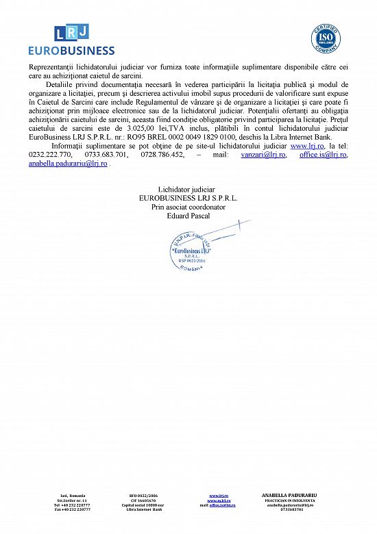 Proprietate rezidențială,        situată în Com. Gârcina,       Sat Almaș,       Jud. Neamț