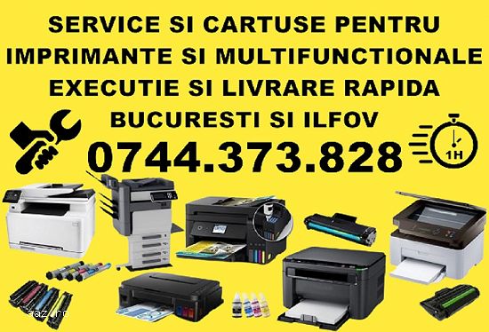 Reparatii imprimante copiatoare deplasare gratuita in Bucuresti si Ilfov !