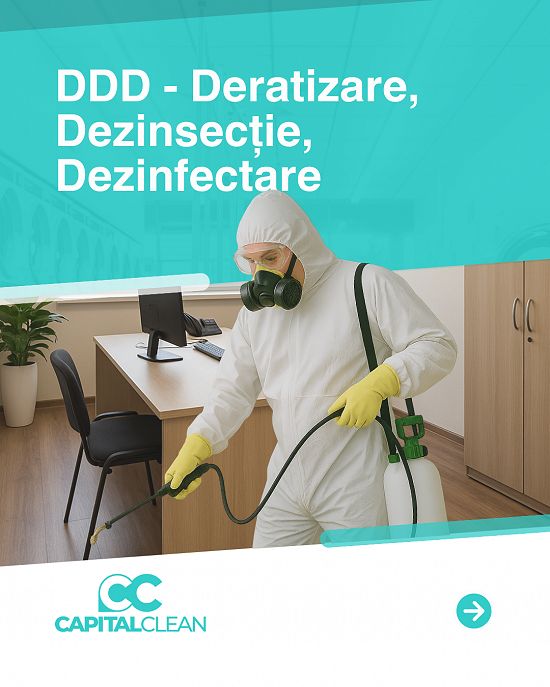 Servicii DDD Unitate Protejată - Dezinfecție,    Dezinsecție,    Deratizare
