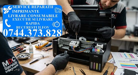 Mentenanta imprimante Epson,   Hp,   Canon,   Brother la sediul societatii dvs. in Bucuresti si Ilfo
