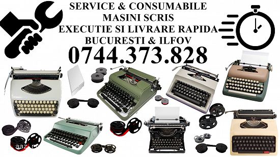 Reparatii masini de scris cu consumabile la sediul societatii dvs.in Bucuresti si Ilfov !.