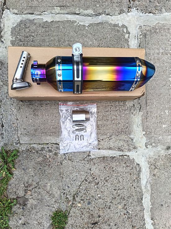 Toba  SPORT  MOTO  /  ATV  AKRAPOVIC BLUE FLAME ! NOU