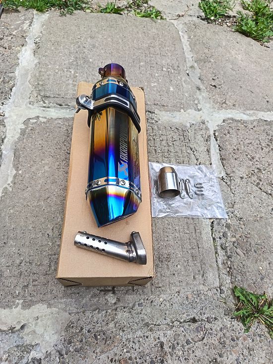 Toba  SPORT  MOTO  /  ATV  AKRAPOVIC BLUE FLAME ! NOU