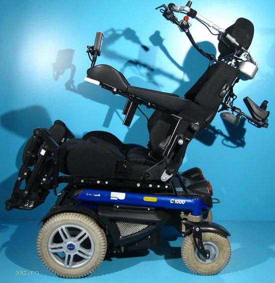 Carucior electric actionat cu gura Otto Bock C1000