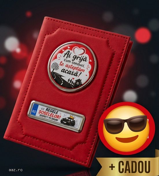 Portofel auto+breloc gratuit