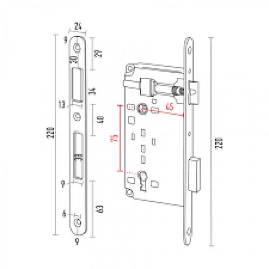 YALA MORTISE K45-75,   INCUIETORI COLTURI ROTUNDE,   HUGO,   - Cod 60043