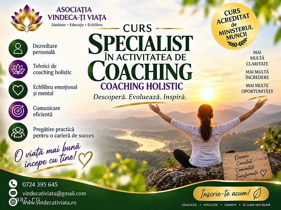 Curs Specialist in activitatea de coaching/Coaching holistic
