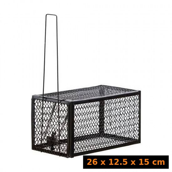 CURSA SOBOLANI TIP CUSCA PLASA CUTIE NEGRA 260X125X150MM - Cod 8986