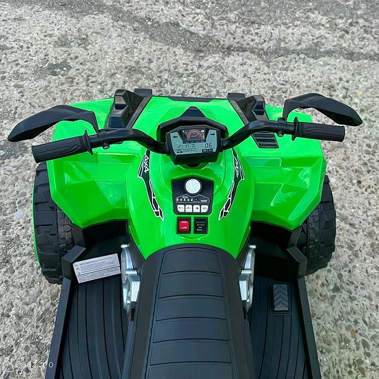 ATV electric Kinderauto SuperOffroad V2 4x45W 12V cu Roti Moi Scaun Tapitat
