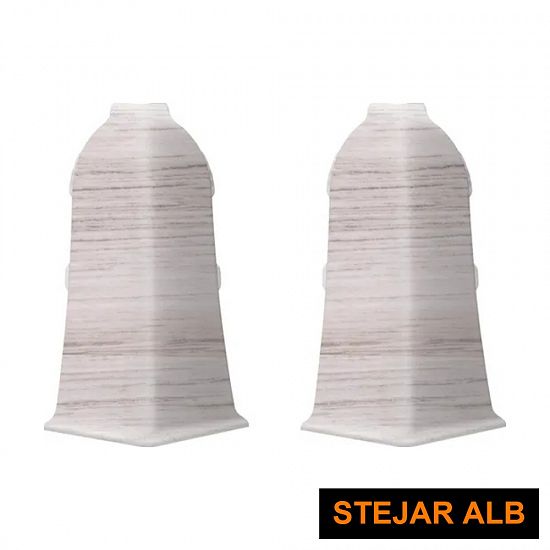 ACCESORII PLINTA PARCHET STEJAR ALB 425 KORNER LP52 COLT TERMINATIE - Cod 3515