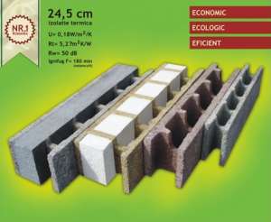 CARAMIZI BIO-ECOLOGICE DIN LEMN-BETON