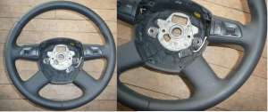 Volan AUDI 4 spite si comenzi Piele neagra !!!