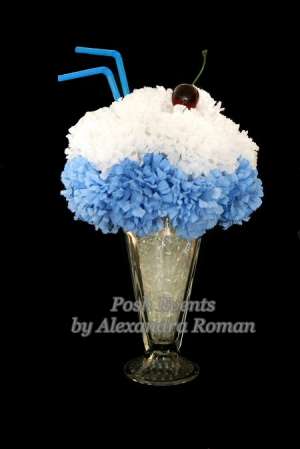 Aranjament floral cocktail