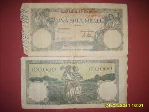 VAND BACNOTE VECHI