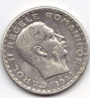 Vand moneda argint Carol al 2-lea 1932