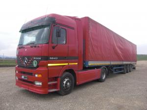 cap tractor actros+remorca