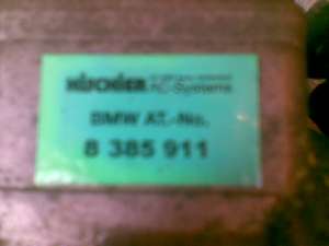 COMPRESOR CLIMA BMW
