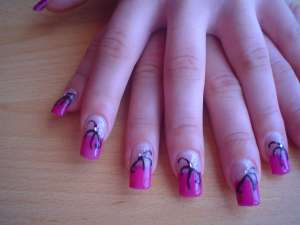 Aplic unghii false cu tips si gel