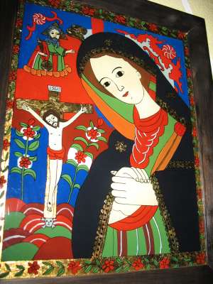 Vand icoane traditionale pe sticla