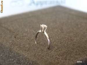 Inel logodna,  DIAMANT 0, 55 Carate,  Color G,  Claritate SI3